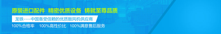 龍鐵締造100%高品質(zhì)、高性價比鼓風機